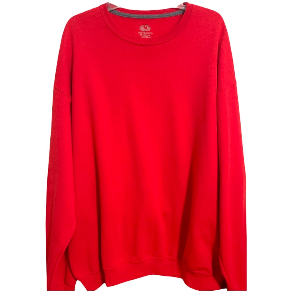 Fruit of the Loom Men’s Red Sweatshirt XXL